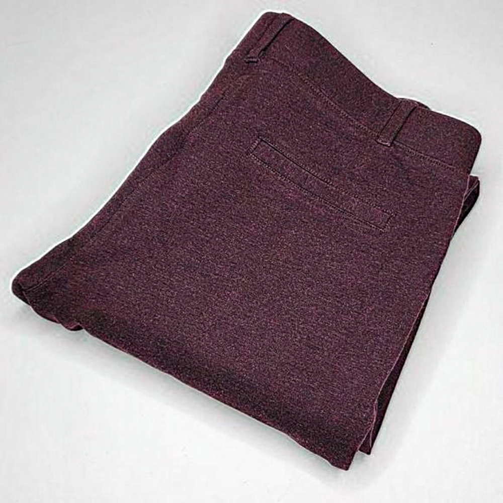 Betabrand Medium Burgundy Heather Red Bootcut‎ Stretch Yoga Work Women's Pants